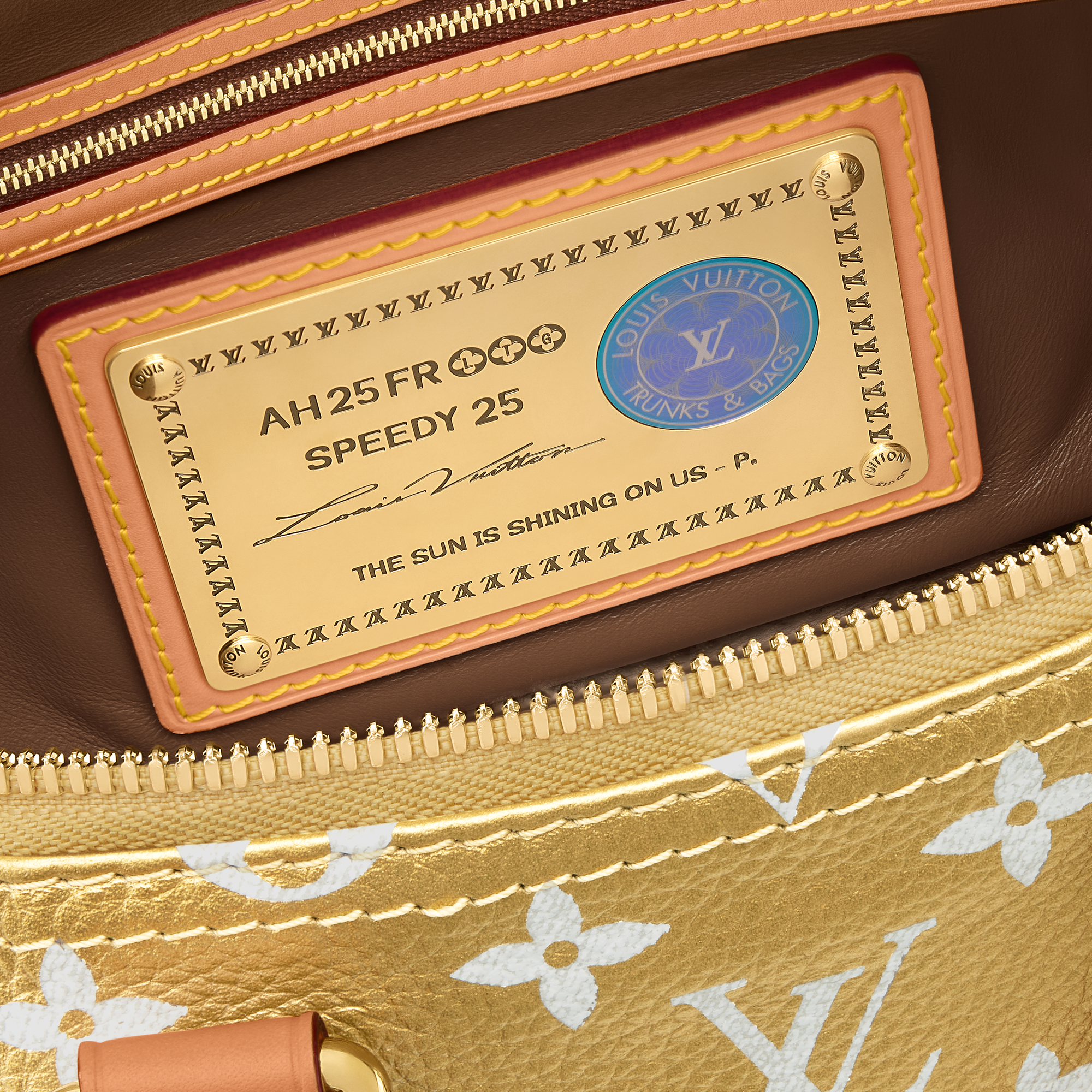 Speedy P9 Bandoulière 25 H40 in Les Extraordinaires's Leather Goods and Travel Speedy P9 collections by Louis Vuitton (Product zoom)